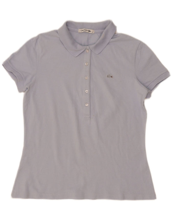 Polo Lacoste Mujer Talla 40 Algodón Azul Medio