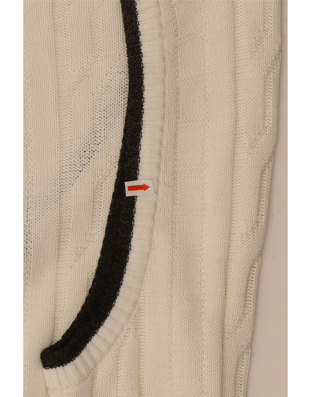 VINTAGE Chaleco para hombre Camiseta sin mangas XL Blanco