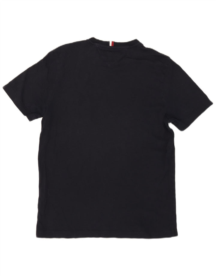 Tommy Hilfiger Camiseta Regular Fit para Hombre Top Medio Azul Marino