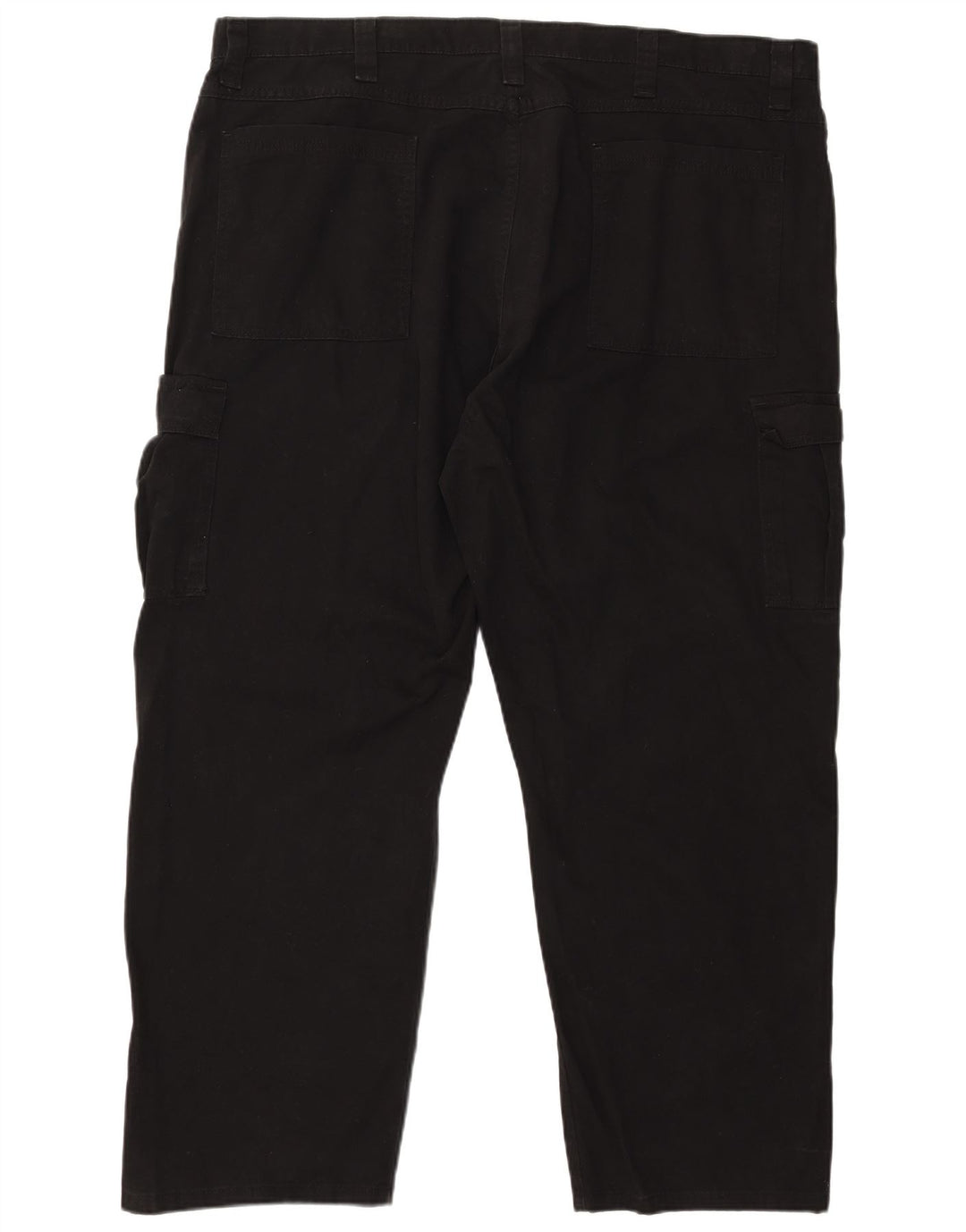 Wrangler Pantalones cargo rectos para hombre W44 L30 Algodón negro