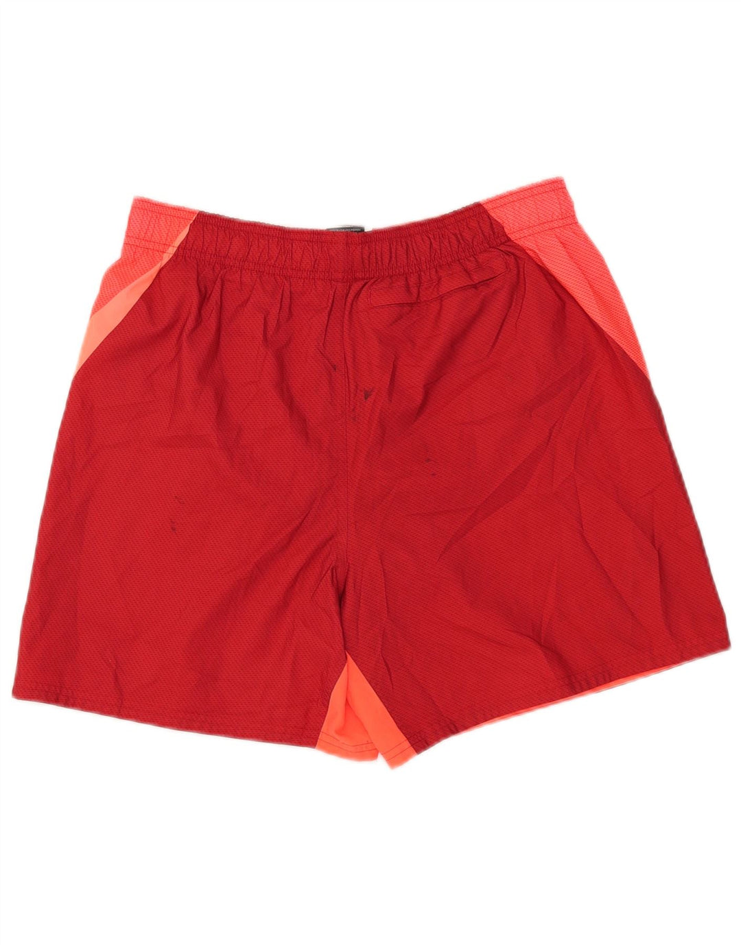 Nike - Bañador con estampado gráfico para hombre, color rojo medio, poliéster color block