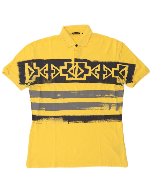 Antony Morato Polo Hombre Algodón Geométrico Amarillo Large