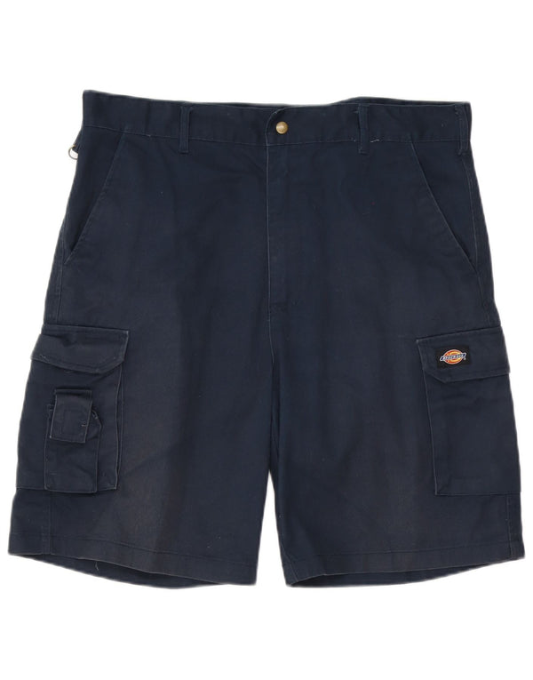 Dickies Pantalones cortos cargo para hombre W36 Large Poliéster azul marino