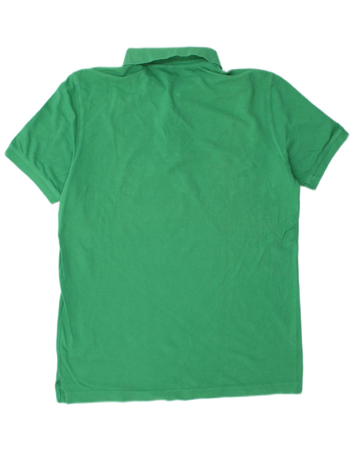 BENETTON Polo Hombre Grande Algodón Verde