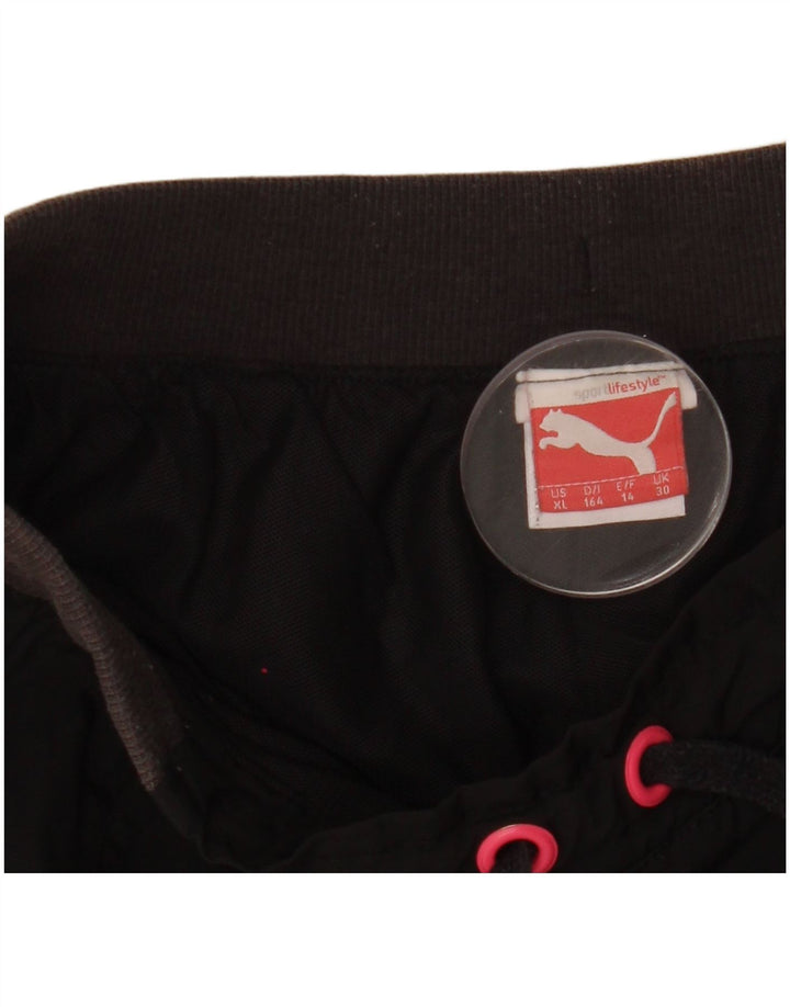 PUMA Shorts deportivos para niña 13-14 años Negro