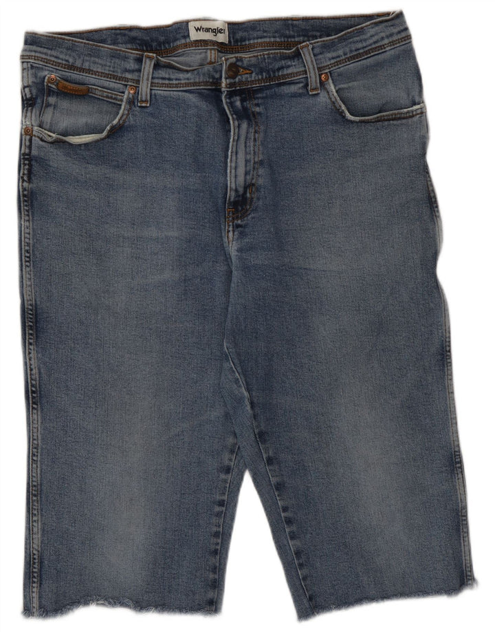 Wrangler Pantalones cortos vaqueros Texas para hombre W38 XL Azul