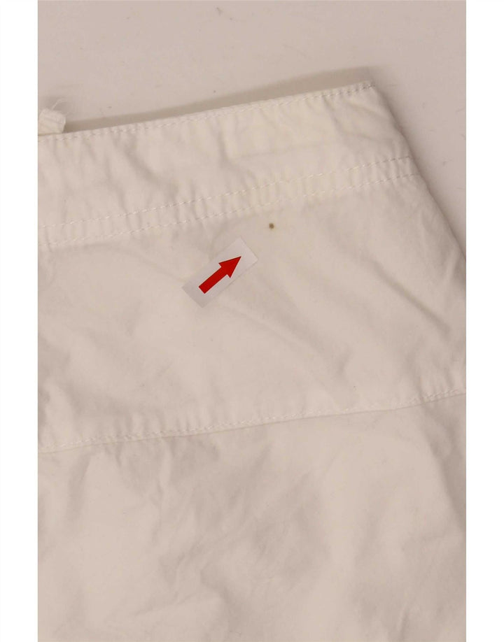 Champion Pantalones Cortos Casuales Para Mujer Grande W32 Algodón Blanco