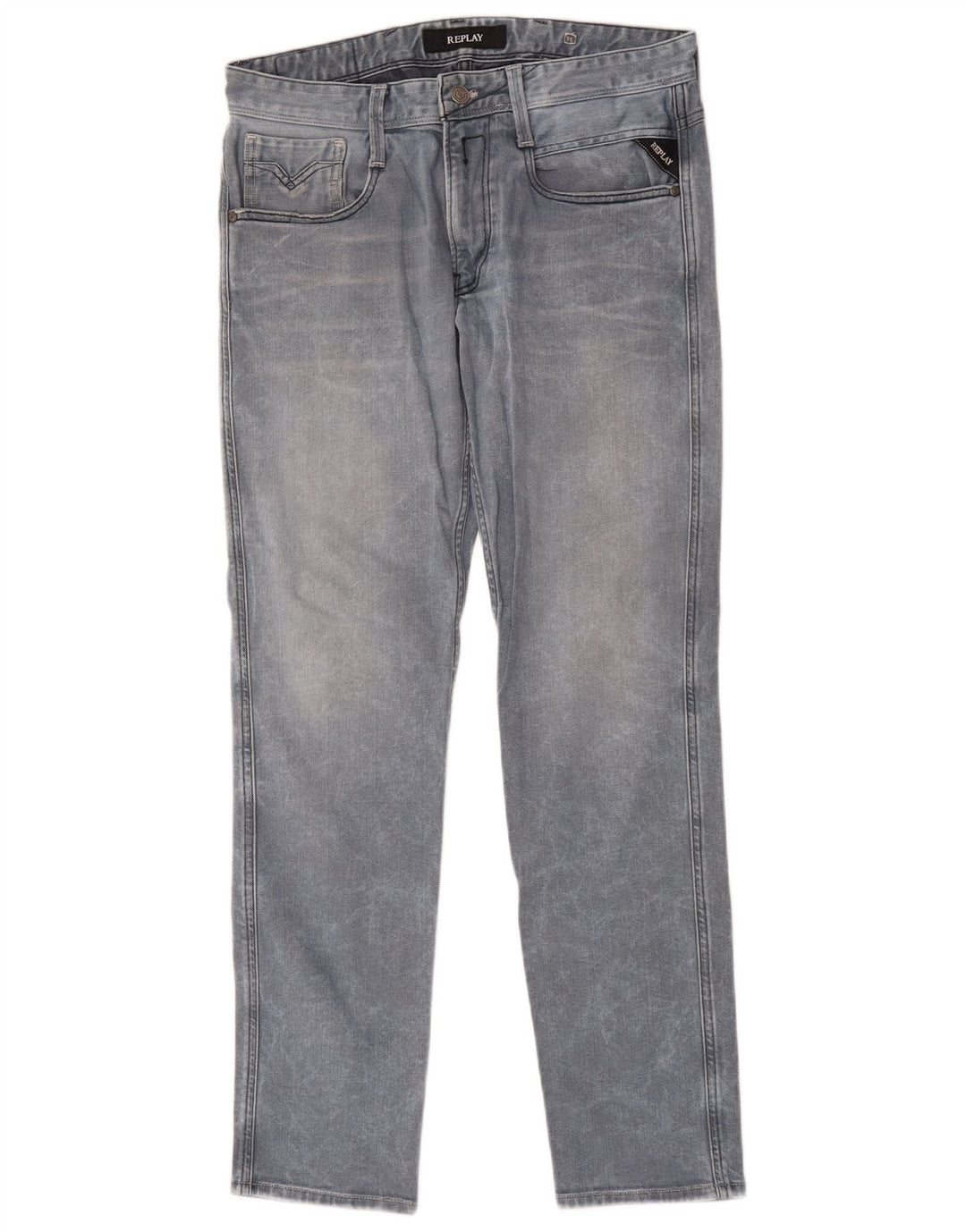 Replay Vaqueros Slim Hombre W31 L30 Algodón Azul