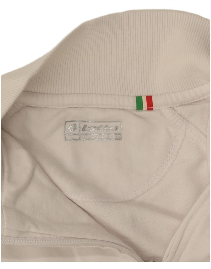 Lotto - Chaqueta de chándal para mujer, talla 40, color blanco
