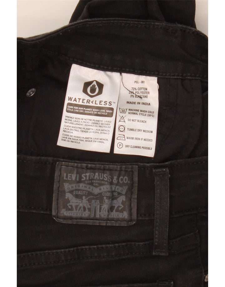 Vaqueros Levi's 715 Bootcut W25 L27 Algodón negro para mujer