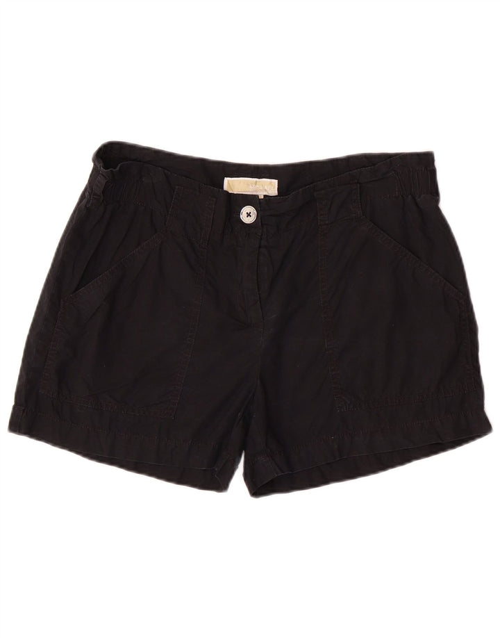 Michael Kors Pantalones cortos casuales para mujer US 6 mediano W32 algodón negro