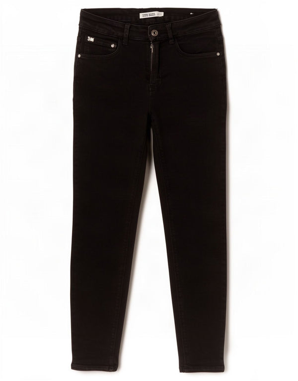 Zara Mujer Z1975 Vaqueros Pitillo EU 34 2XS W24 L25 Negro
