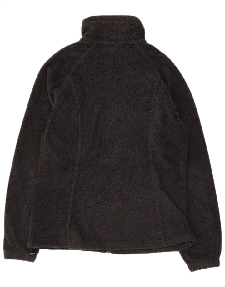 COLUMBIA Chaqueta polar para mujer UK 10 Small Poliéster negro