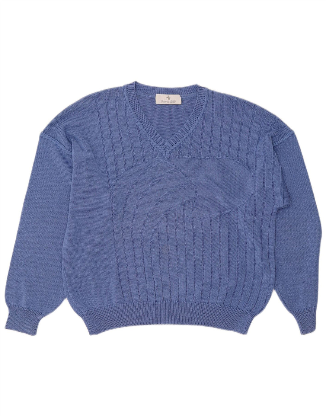 Bleyle Jersey con Cuello en V y Ajuste Relajado para Hombre Azul Pequeño
