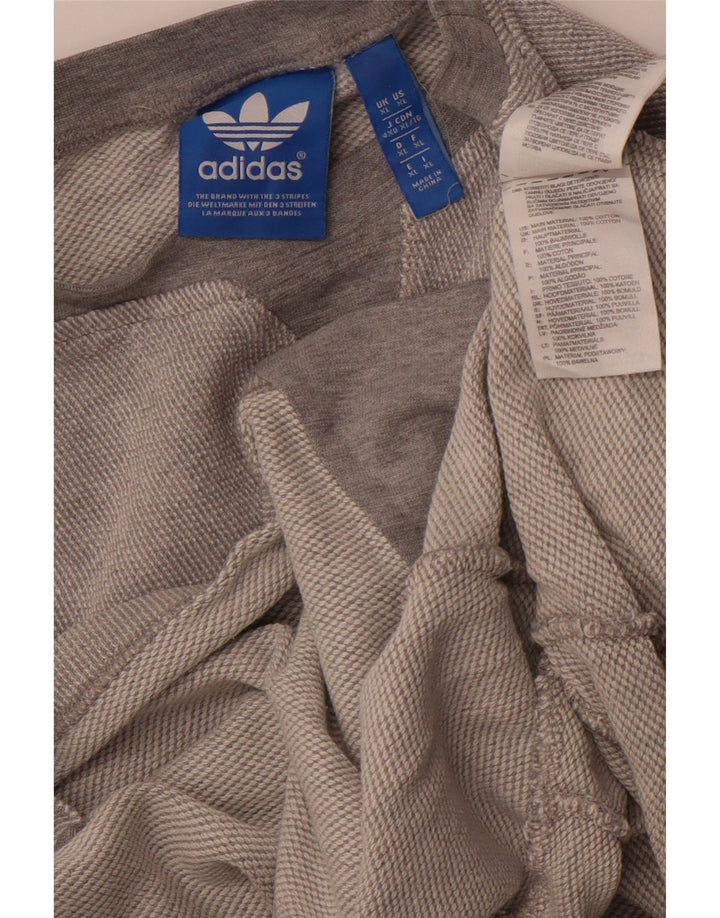ADIDAS Sudadera extragrande para mujer UK 18 XL Algodón gris