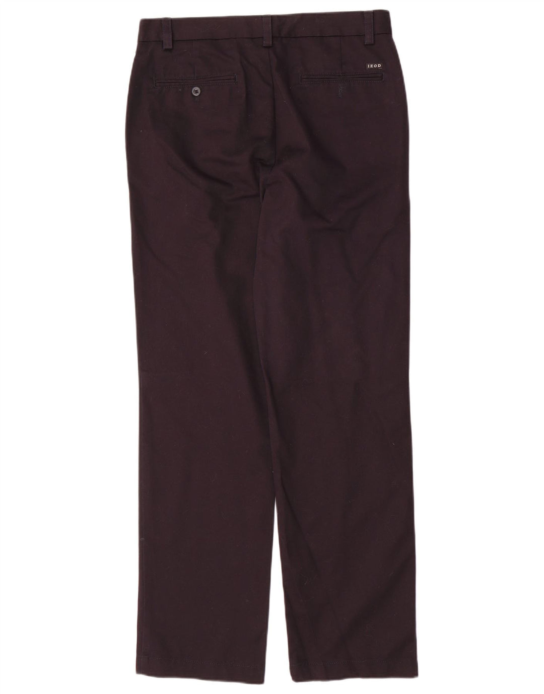 IZOD Pantalón chino recto para hombre W31 L32 Algodón azul marino