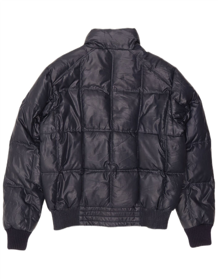 Marina Militare Chaqueta acolchada para hombre UK 40 Large Poliéster azul marino