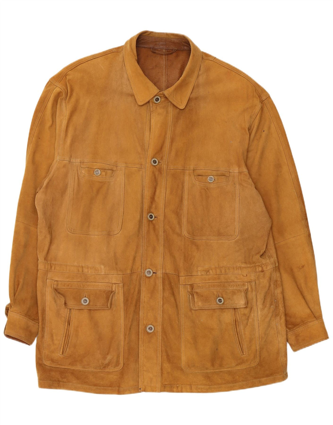 ASGARD Abrigo de ante para hombre UK 42 XL Marrón