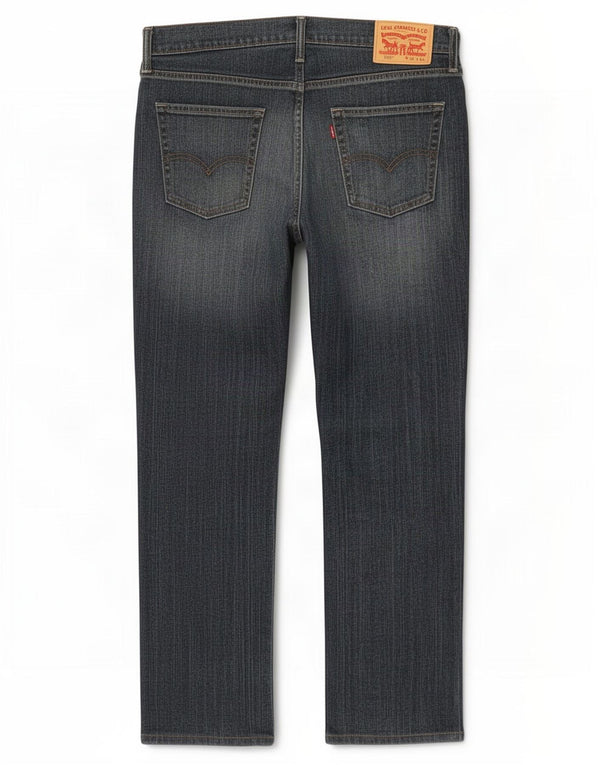 Levi's Mens 514 Straight Jeans W34 L30 Navy Blue Cotton
