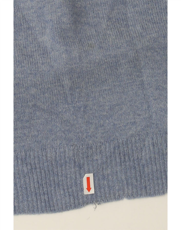 Marks & Spencer Jersey con Cuello en V Azul Harbor para Hombre Azul Medio