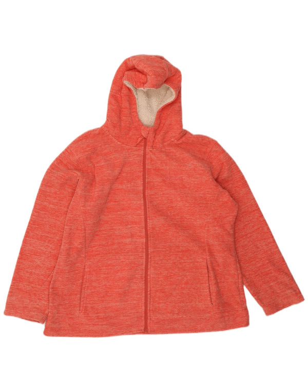 Chaqueta polar con capucha para mujer Mountain Warehouse ES 39 2XL Poliéster rojo
