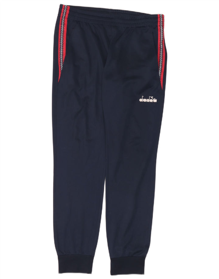 Diadora Hombre Pantalones De Chándal Joggers Medium Azul Marino Colorblock