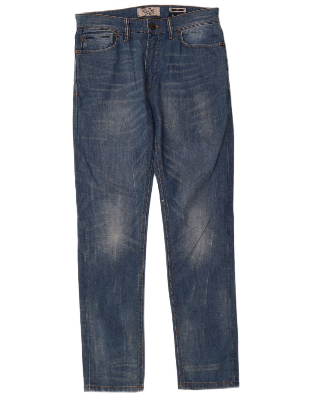 Vaqueros ajustados para hombre Fat Face W32 L32 Algodón azul