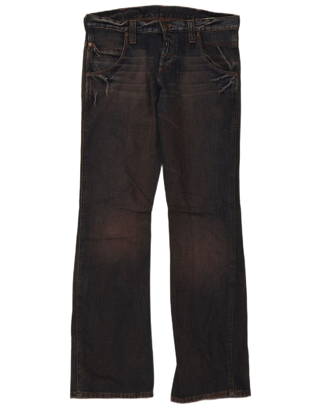 Wrangler Vaqueros Sharkey Bootcut para Hombre W32 L34 Algodón Azul Marino