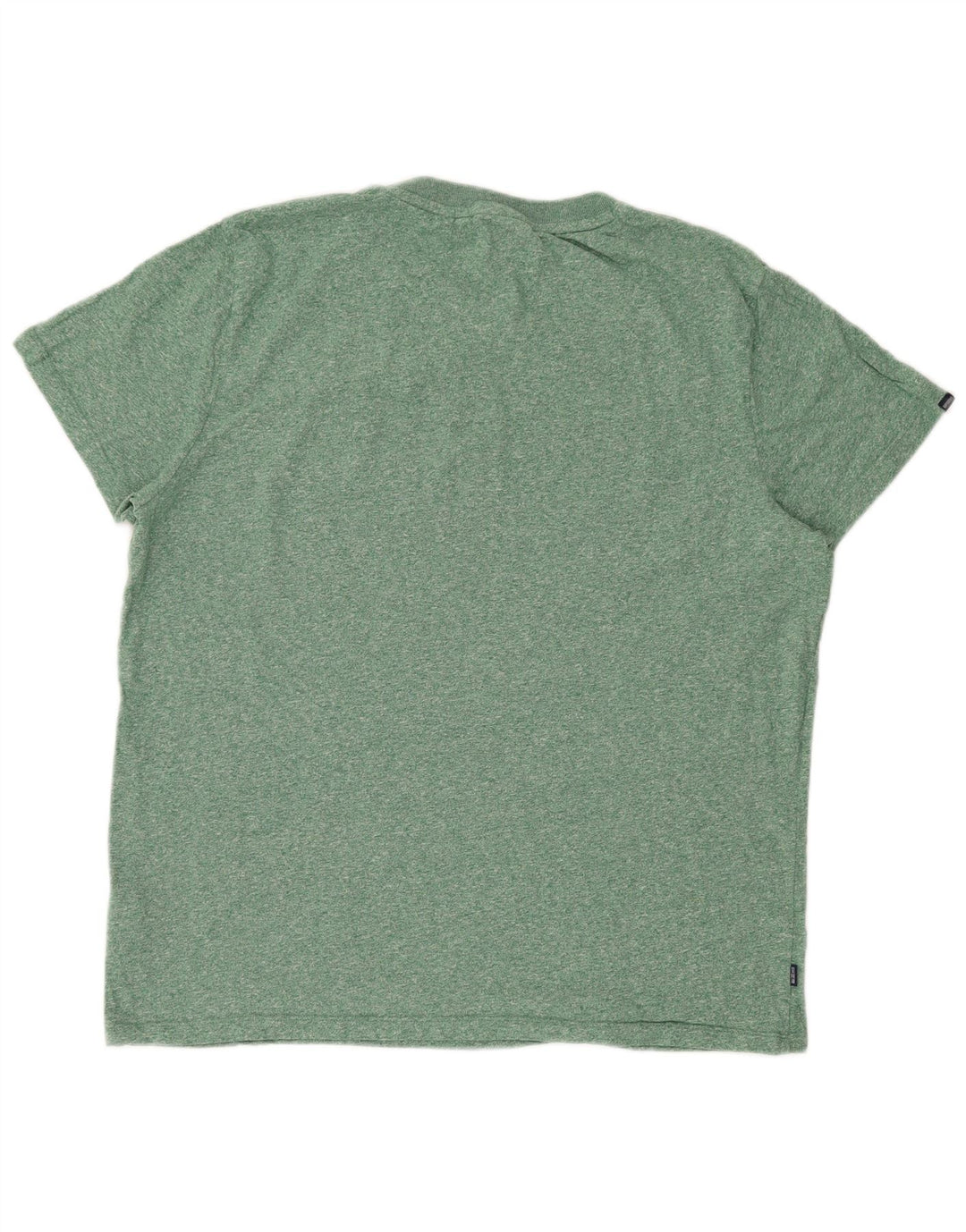 SUPERDRY Camiseta para hombre Top 2XL Algodón moteado verde