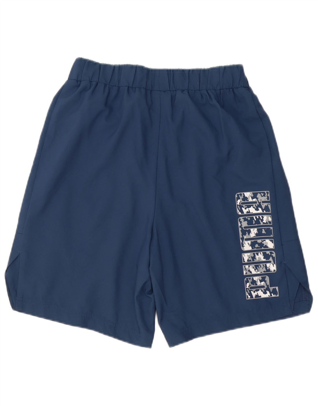 Puma Mens Graphic Sport Shorts Small Azul Marino Poliéster