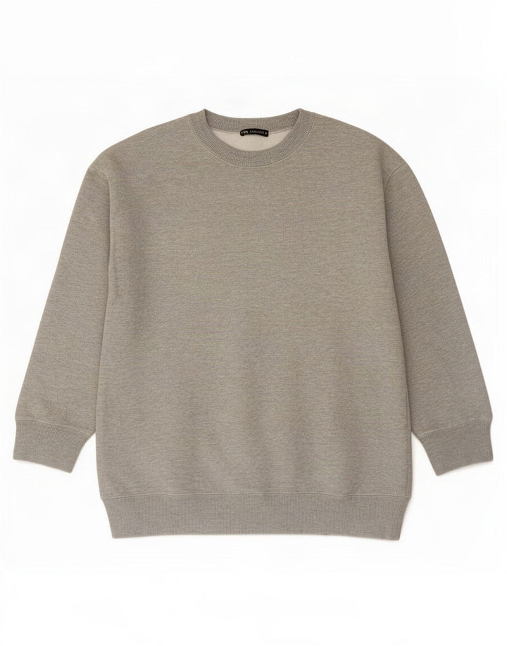 Zara Hombre Sudadera Jumper Small Gris Poliéster