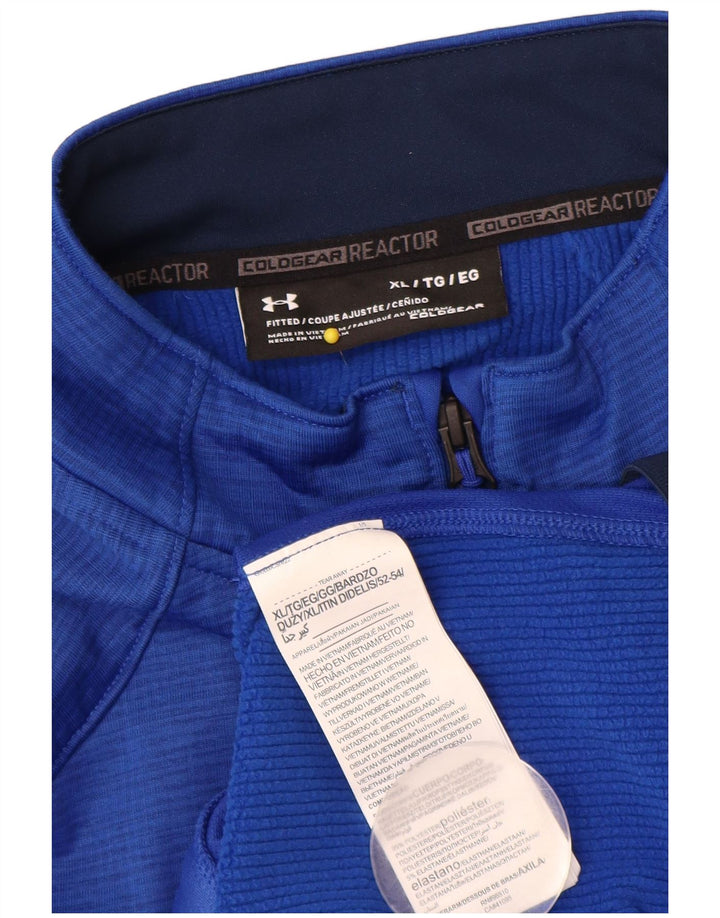 UNDER ARMOUR Chaqueta superior de chándal Cold Gear para hombre UK 42 XL Poliéster azul