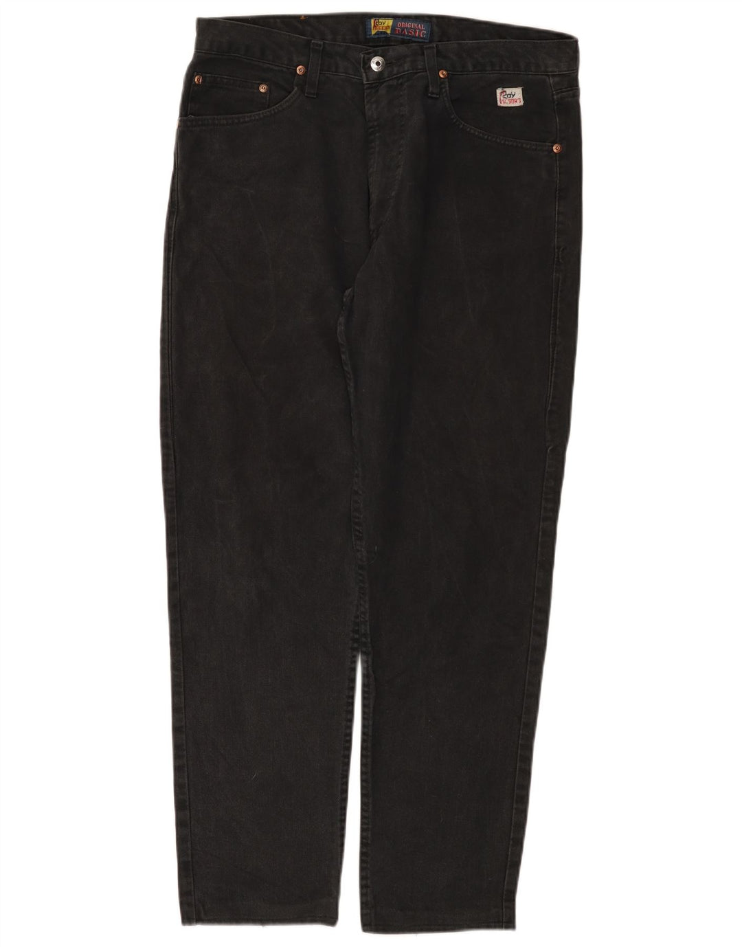 Roy Rogers Vaqueros rectos para hombre W34 L29 Negro
