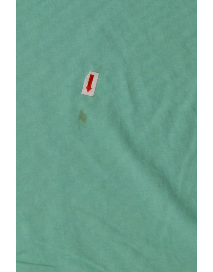 ADIDAS Mens Graphic T-Shirt Top Medium Turquoise Cotton Vintage Adidas and Second-Hand Adidas from Messina Hembry 