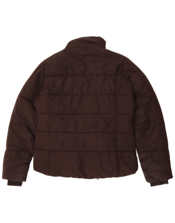 Topshop Chaqueta acolchada extragrande para mujer UK 12 Mediana Poliéster negro