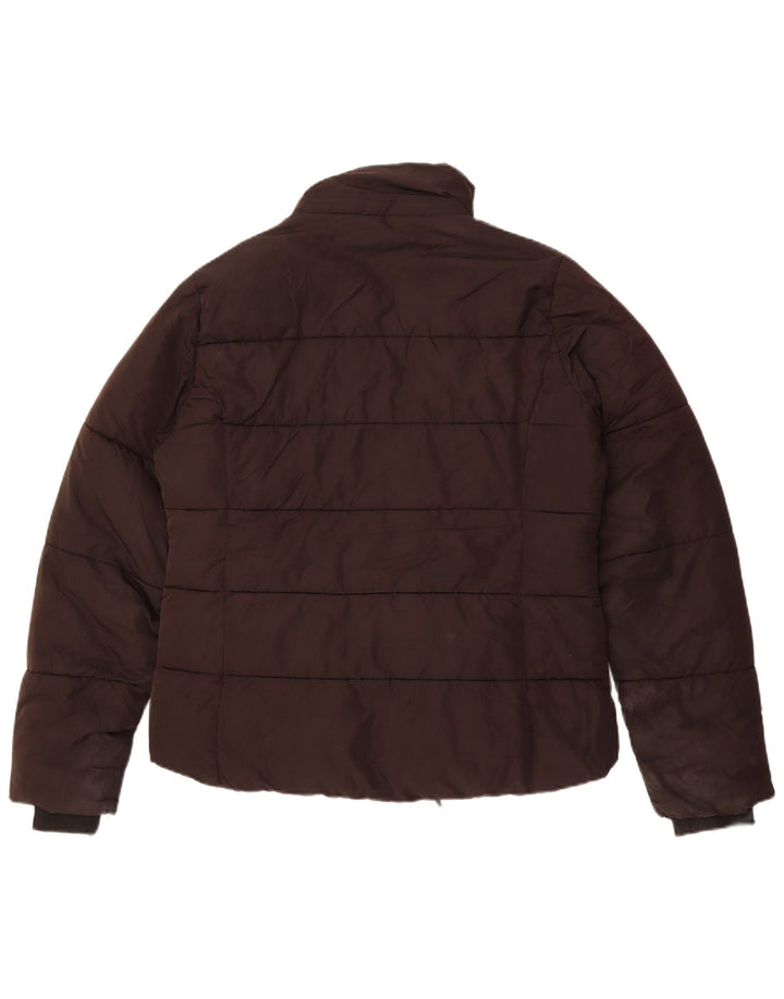 Topshop Chaqueta acolchada extragrande para mujer UK 12 Mediana Poliéster negro
