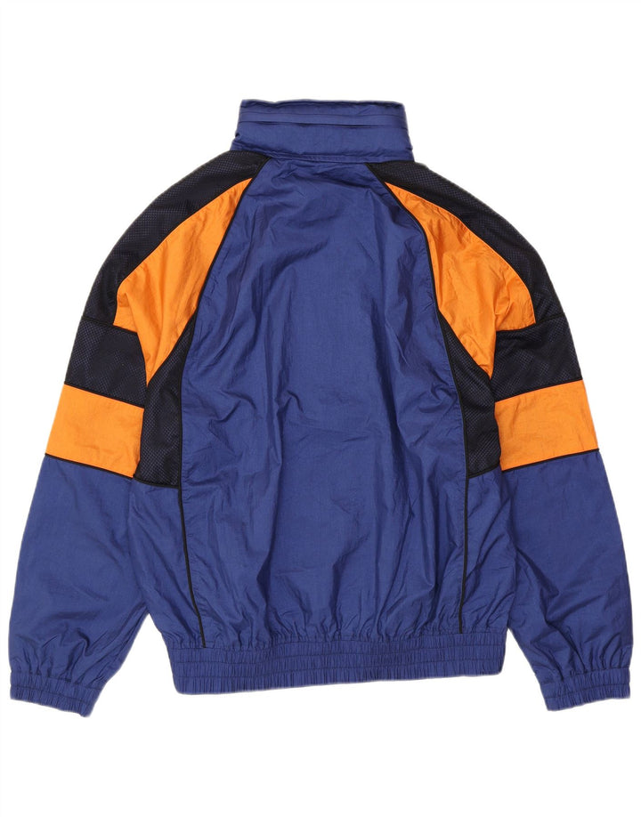 LACOSTE Chaqueta de chándal para hombre, talla grande, color azul marino, poliamida