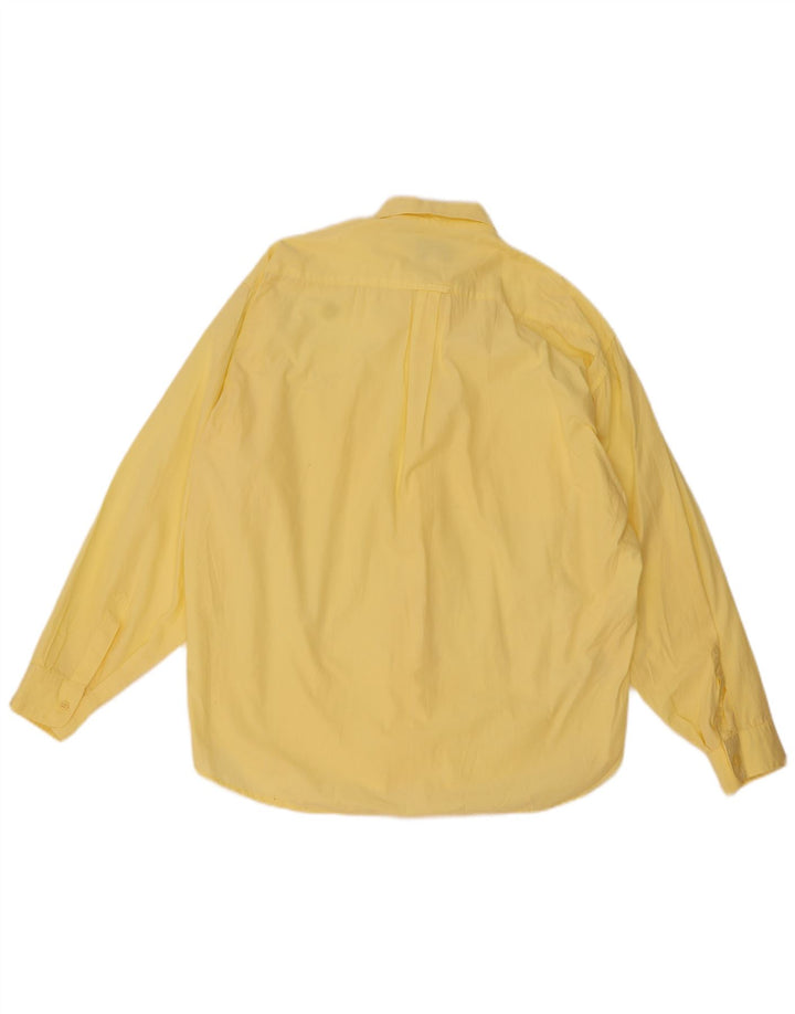 POP 84 Camisa Hombre Grande Amarillo Algodón
