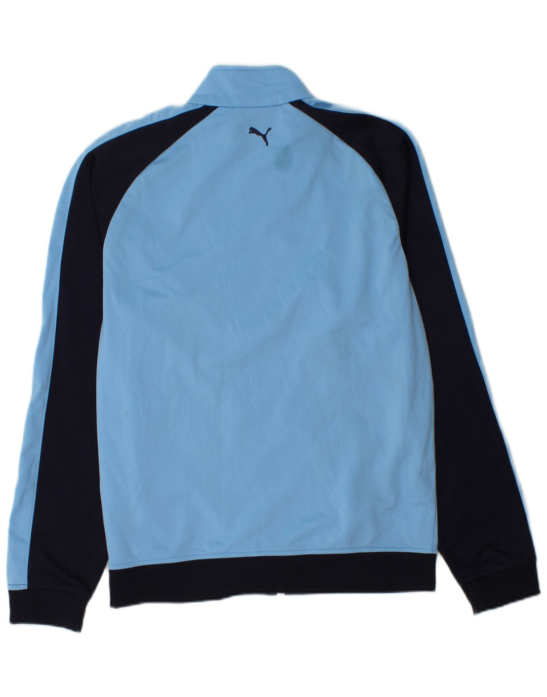 Puma Chaqueta de chándal para niño 15-16 años Azul Colorblock Poliéster