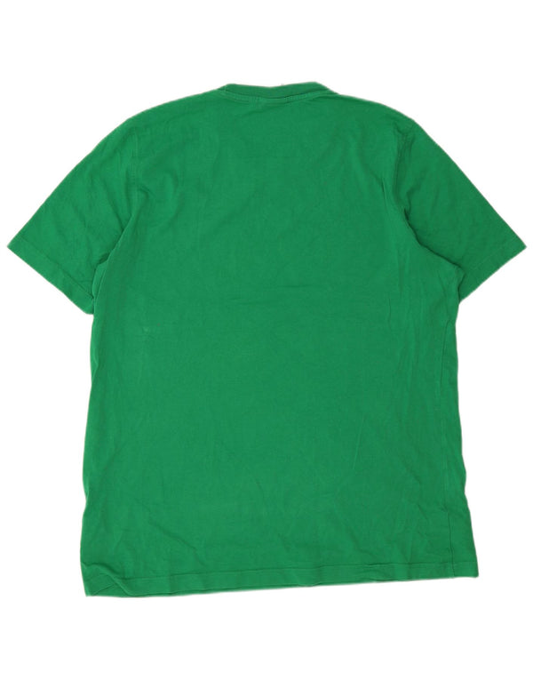 Adidas - Camiseta gráfica para hombre, talla grande, algodón verde