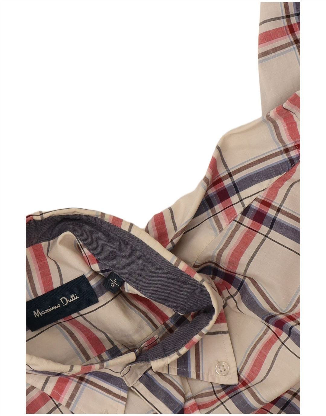 Camisa Massimo Dutti Hombre Grande Blanca