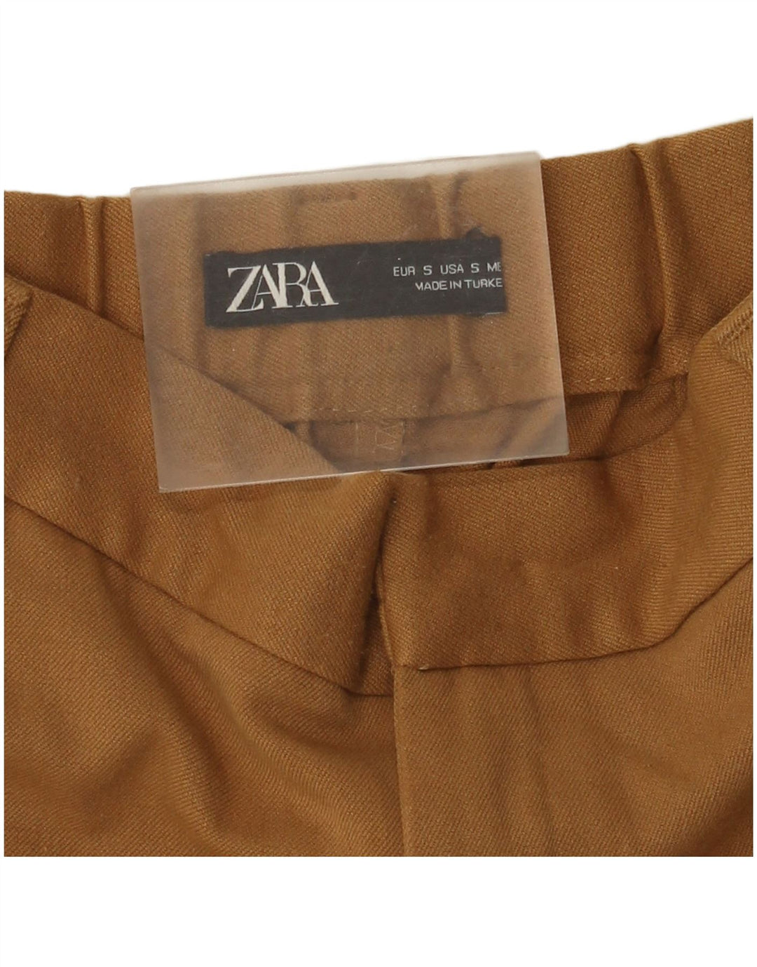 Zara Mujer Pantalones Cortos Pequeños W26 L24 Marrón