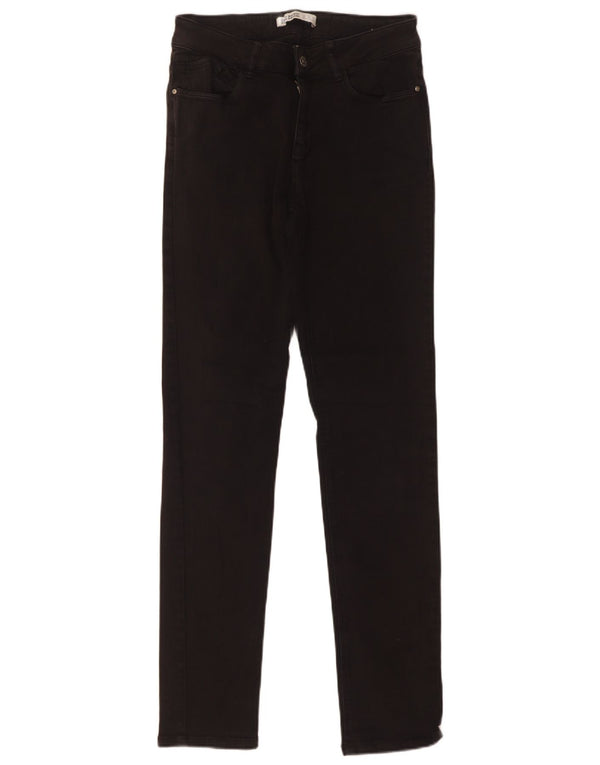 Zara Vaqueros pitillo para mujer EU 38 Small W28 L30 Algodón negro