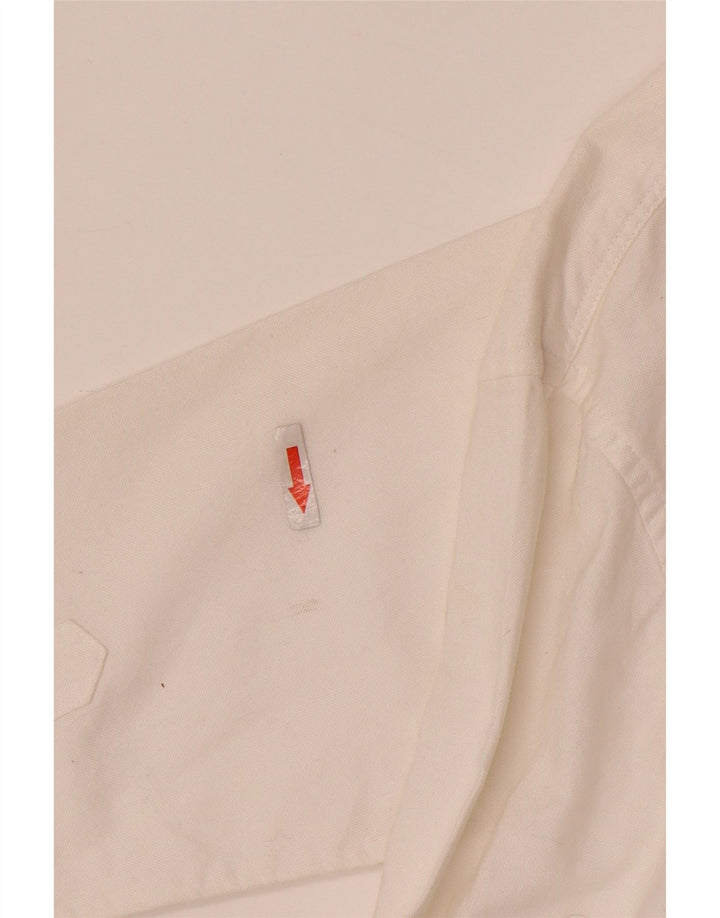 ALL SAINTS Camisa Hombre XL Algodón Blanco