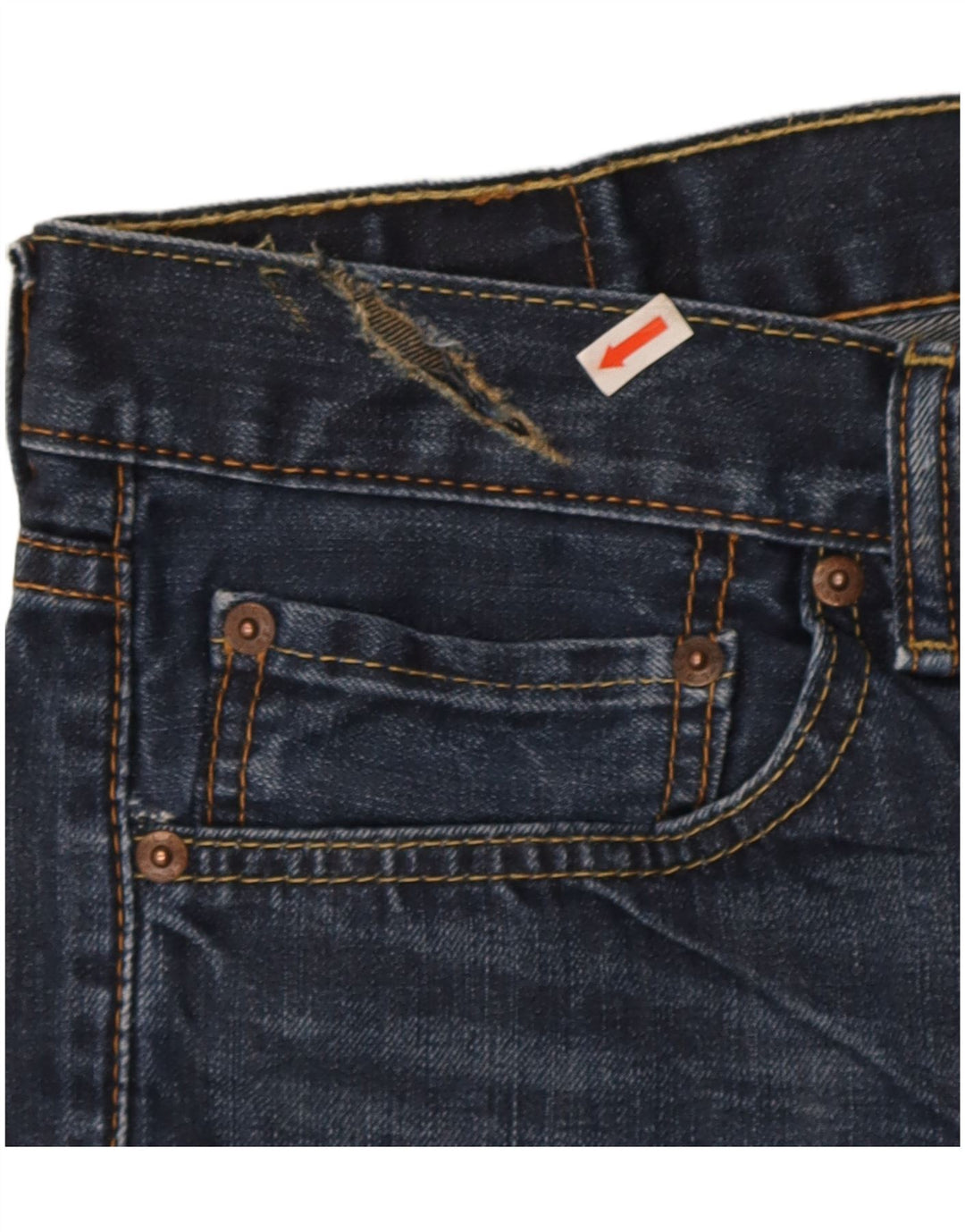 Levi's Hombre 511 Slim Jeans W34 L32 Algodón Azul Marino