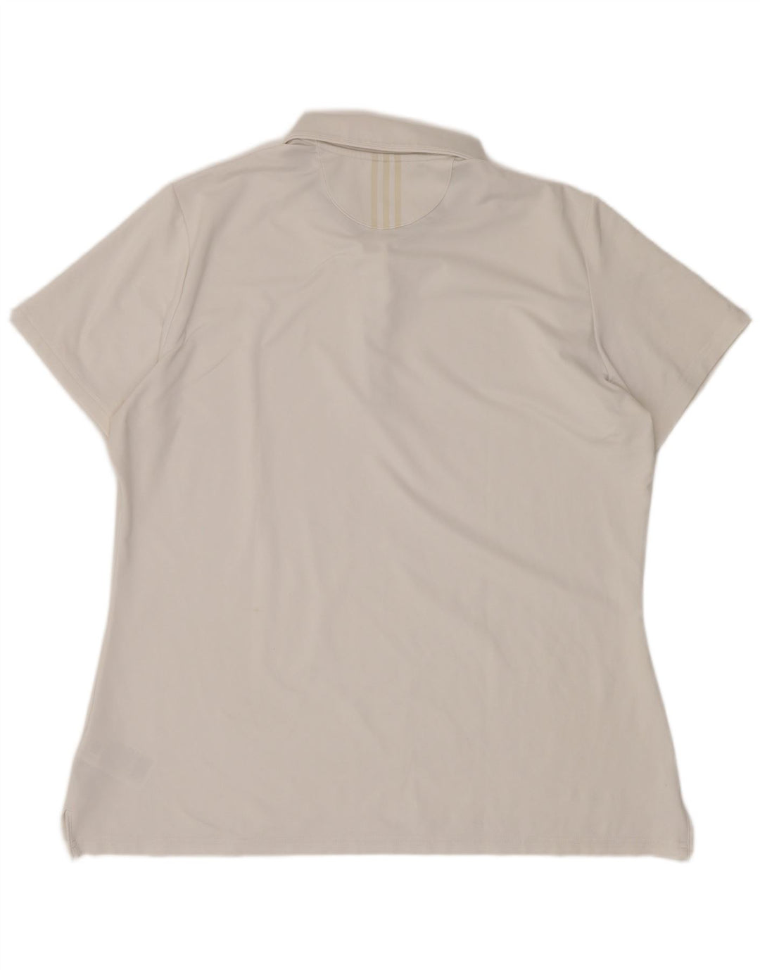 Adidas Polo Mujer UK 40 XL Poliéster Blanco