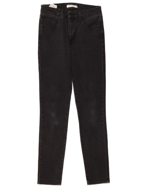 Levi's Jeans ajustados de talle alto 721 para mujer W28 L30 Algodón negro