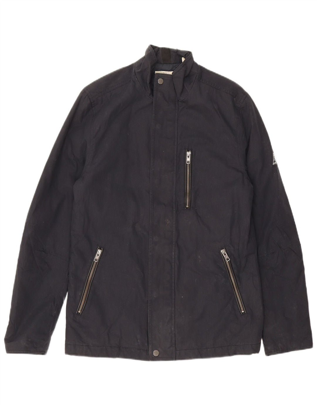 Jack Wills Chaqueta utilitaria para hombre UK 34 XS Algodón azul marino