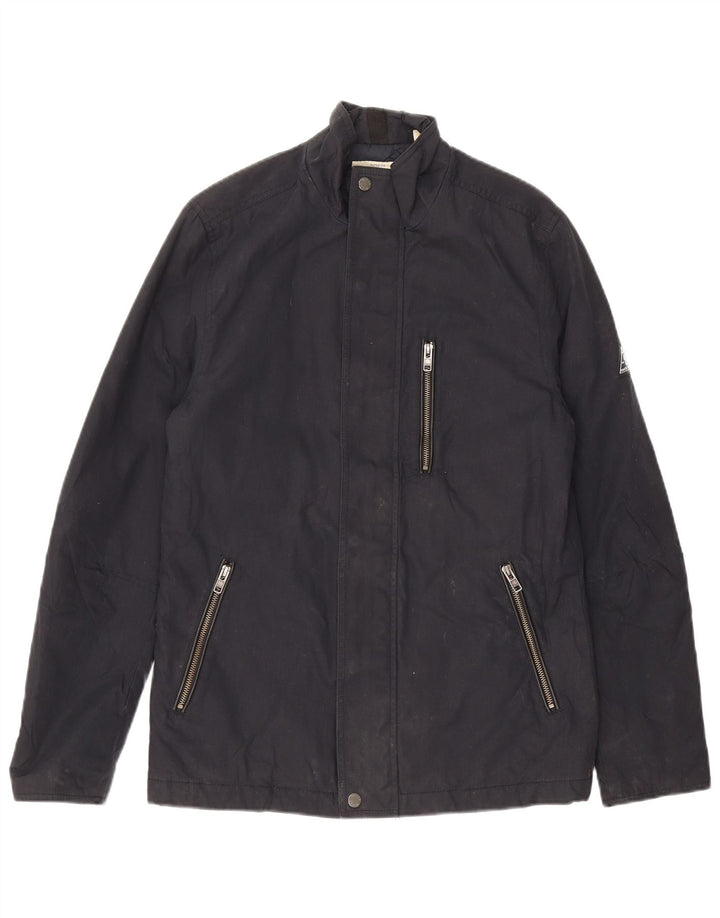 Jack Wills Chaqueta utilitaria para hombre UK 34 XS Algodón azul marino