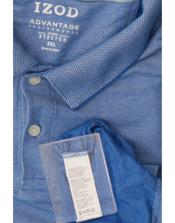 IZOD Polo Hombre 2XL Algodón Azul